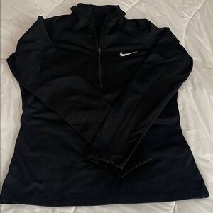 Nike Dri-Fit Black Half-Zip Pullover Sz SM